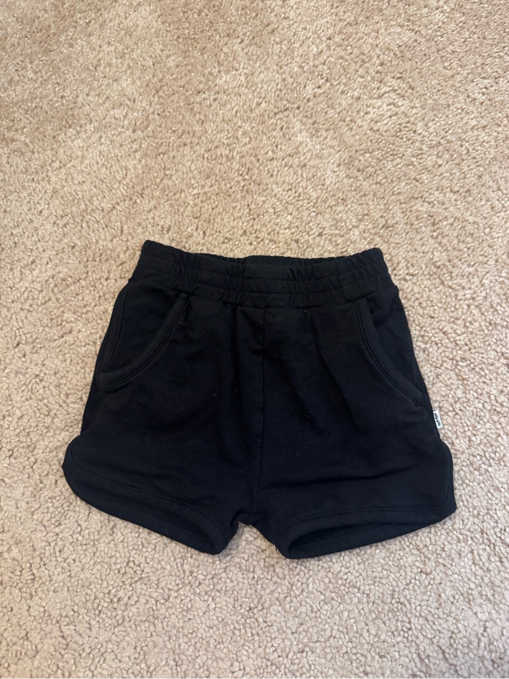 Little Sleepies Black Dolphin Shorts, Size 18-24 Months